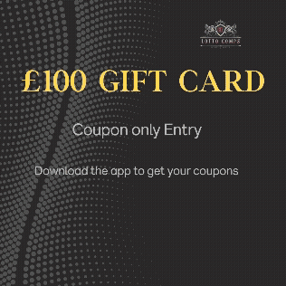 £100 Gift Card Coupon Only Entry