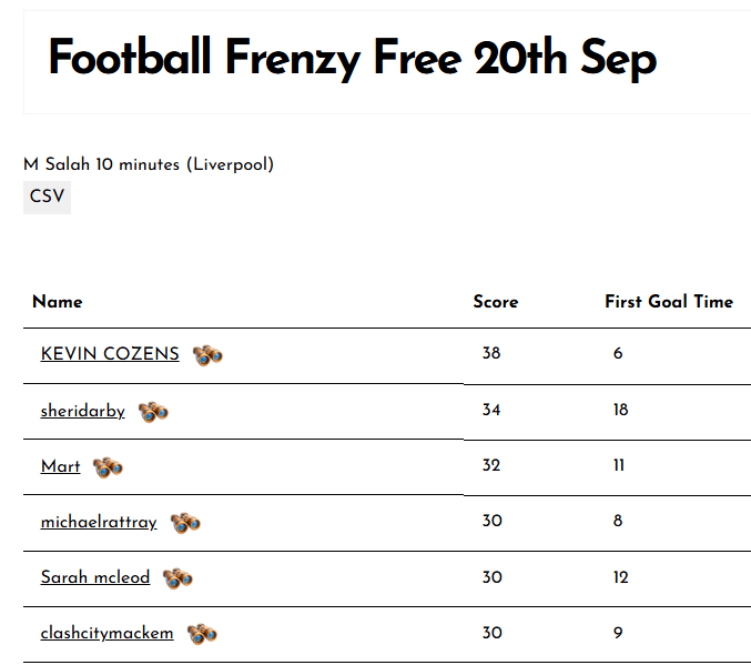 FF Free 20th Sep